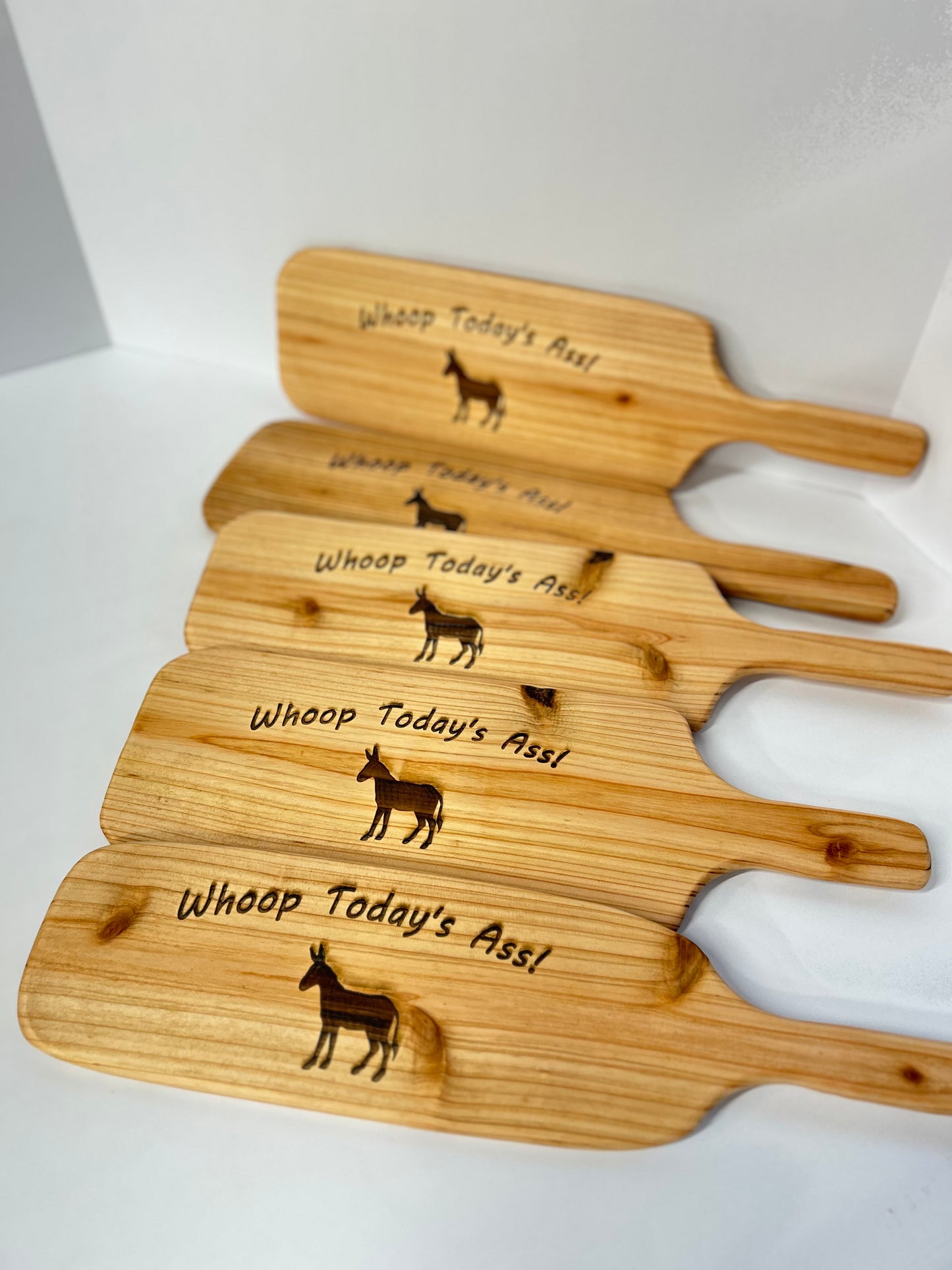 Funny Paddle Sign “Whoop Today’s A**” Wall Hanging Gift Sign