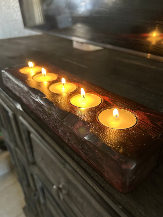 Rustic Tealight Candle Holder