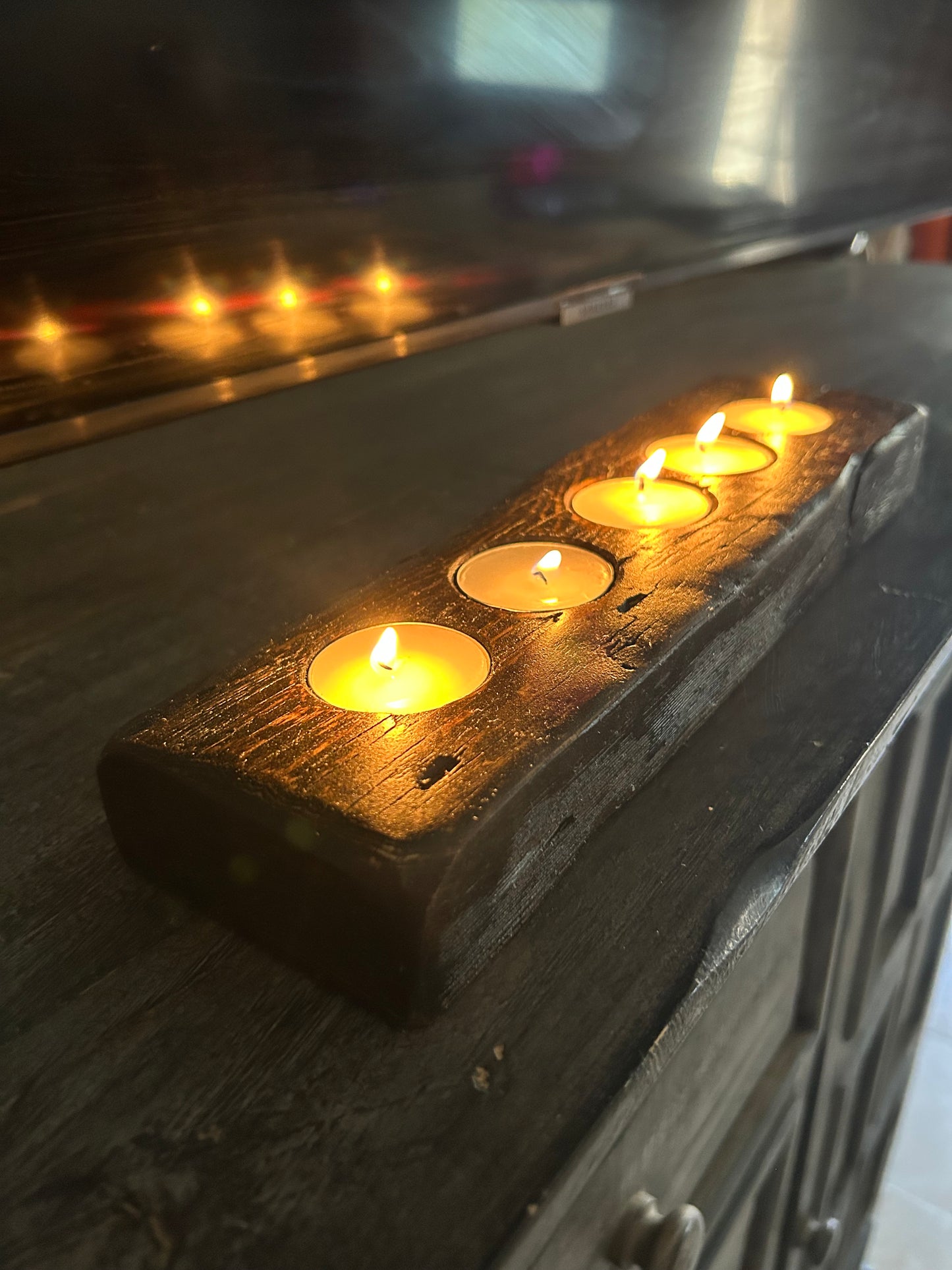 Rustic Tealight Candle Holder