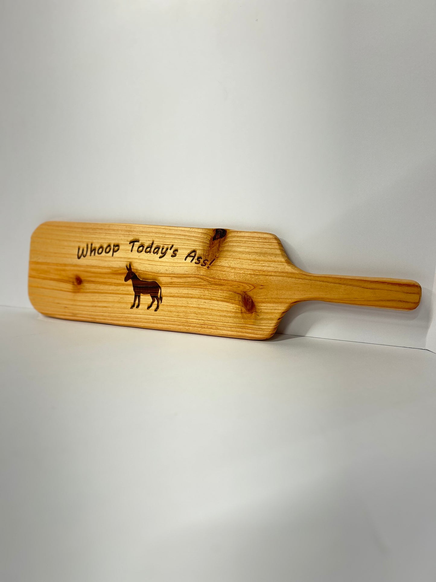 Funny Paddle Sign “Whoop Today’s A**” Wall Hanging Gift Sign