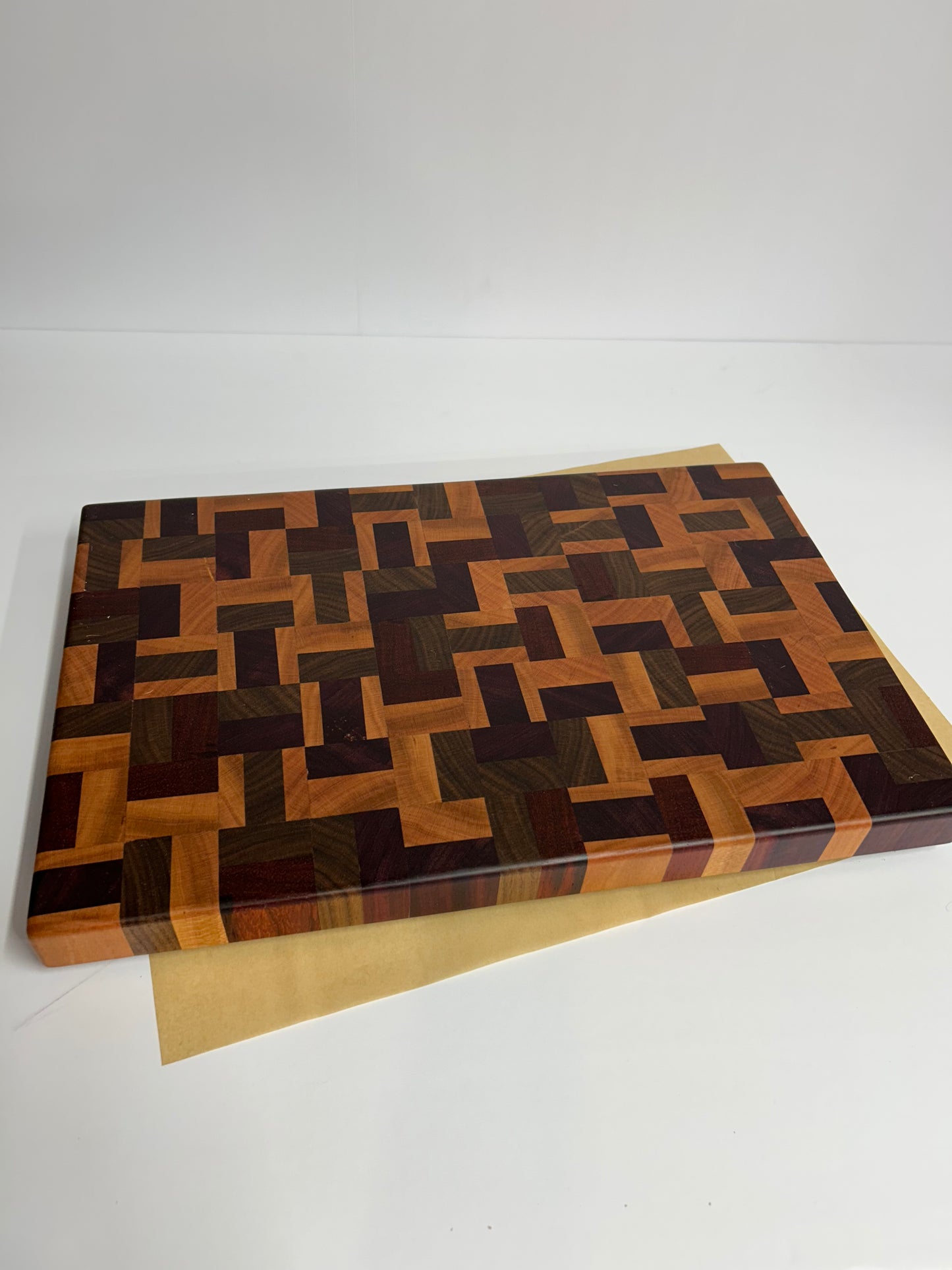 Chaos/Chaotic Patterned End Grain Cutting Board