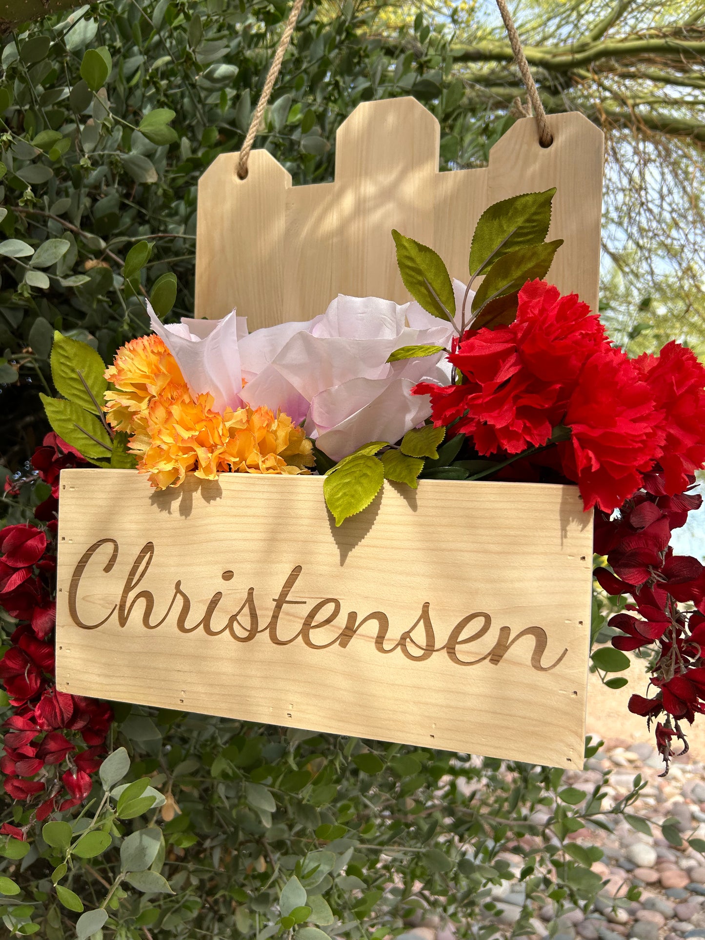 Hanging Picket Planter