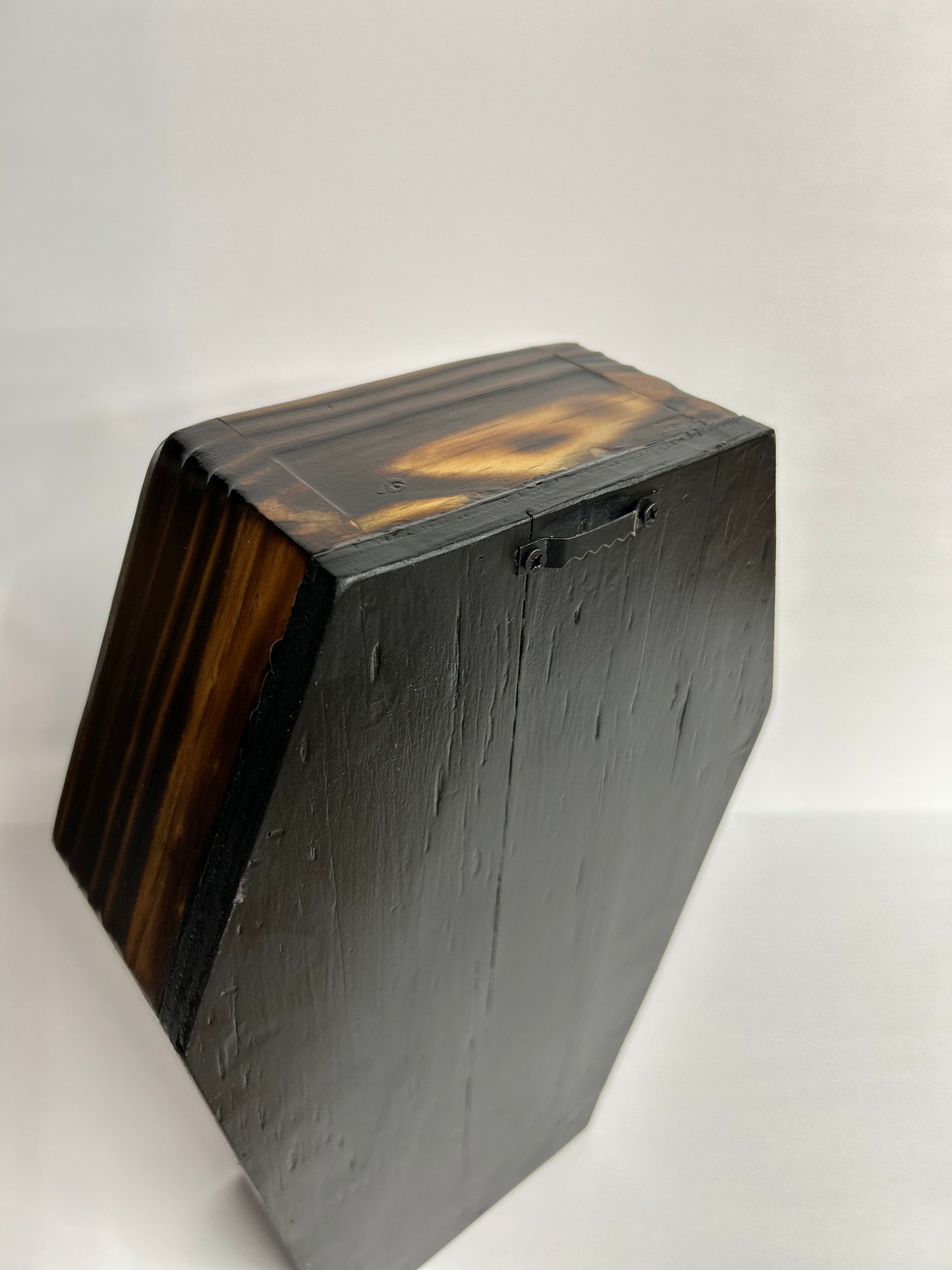 12” Wooden Coffin Shelf