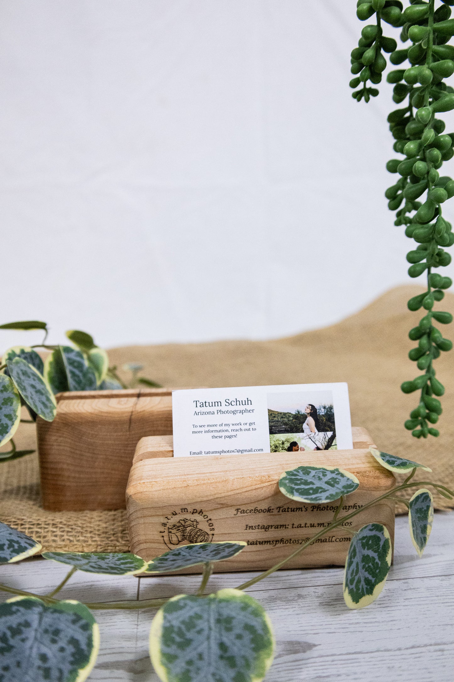 Custom Engraved Business Card Holder