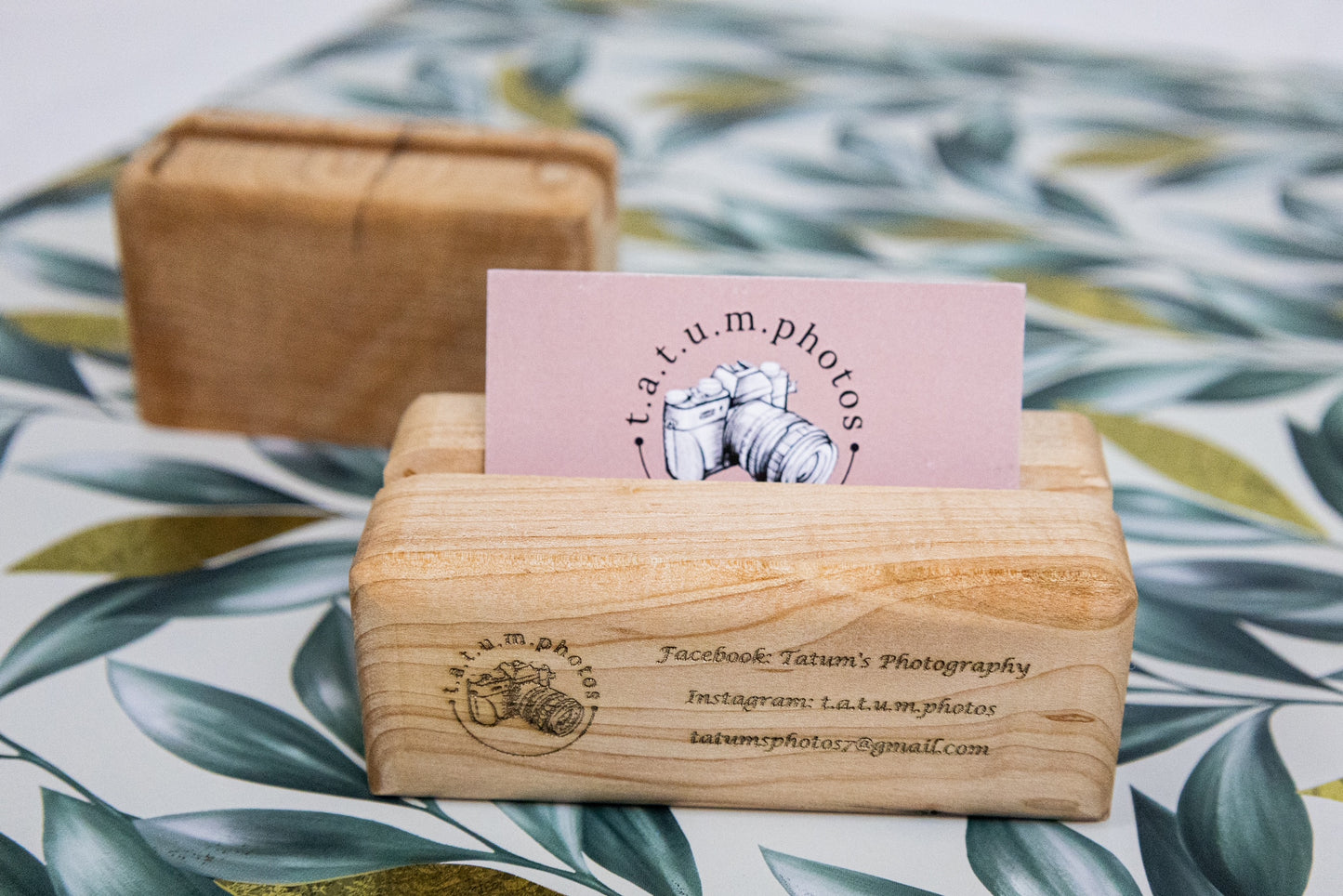 Custom Engraved Business Card Holder