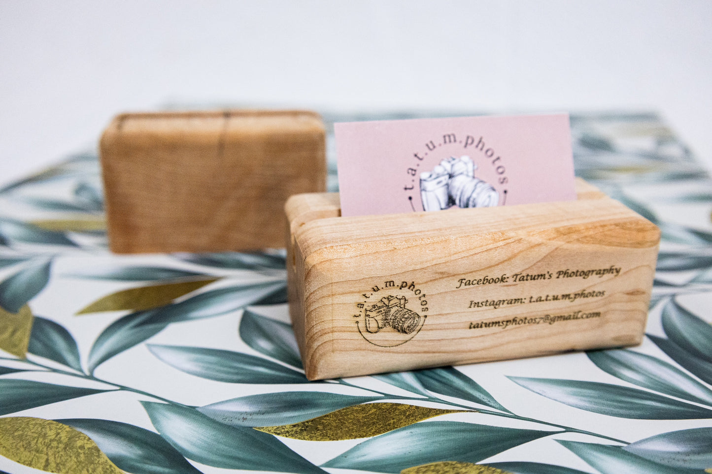 Custom Engraved Business Card Holder