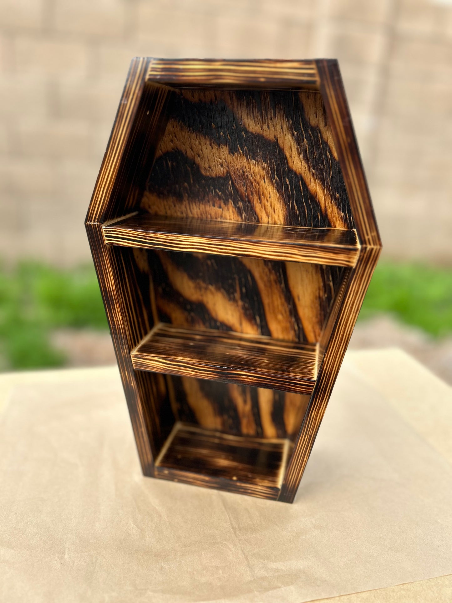 Burned Coffin Shelf (12” or 24”)