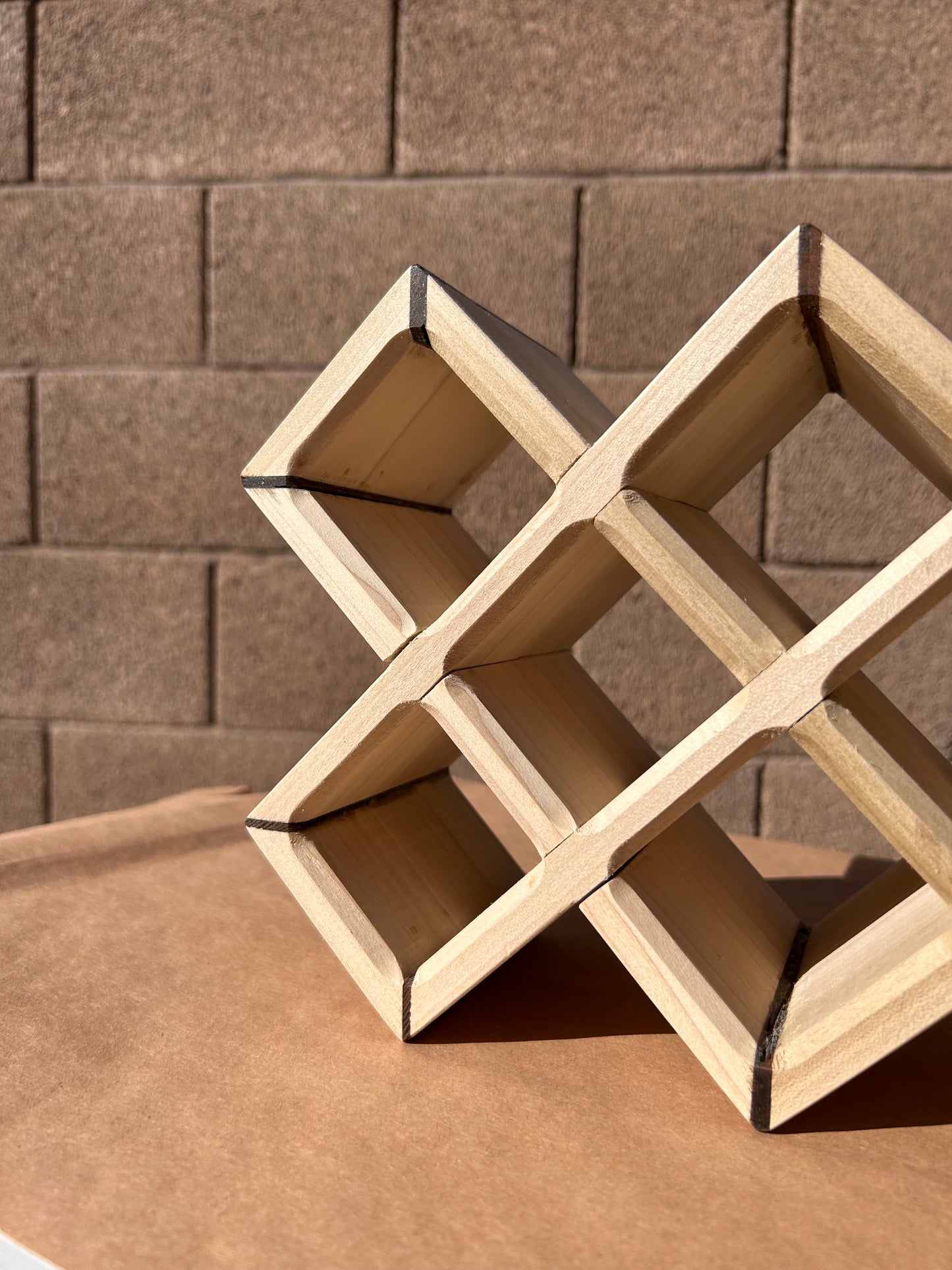 Geometric Spice Rack, Modern Chic Herb and Spice Holder