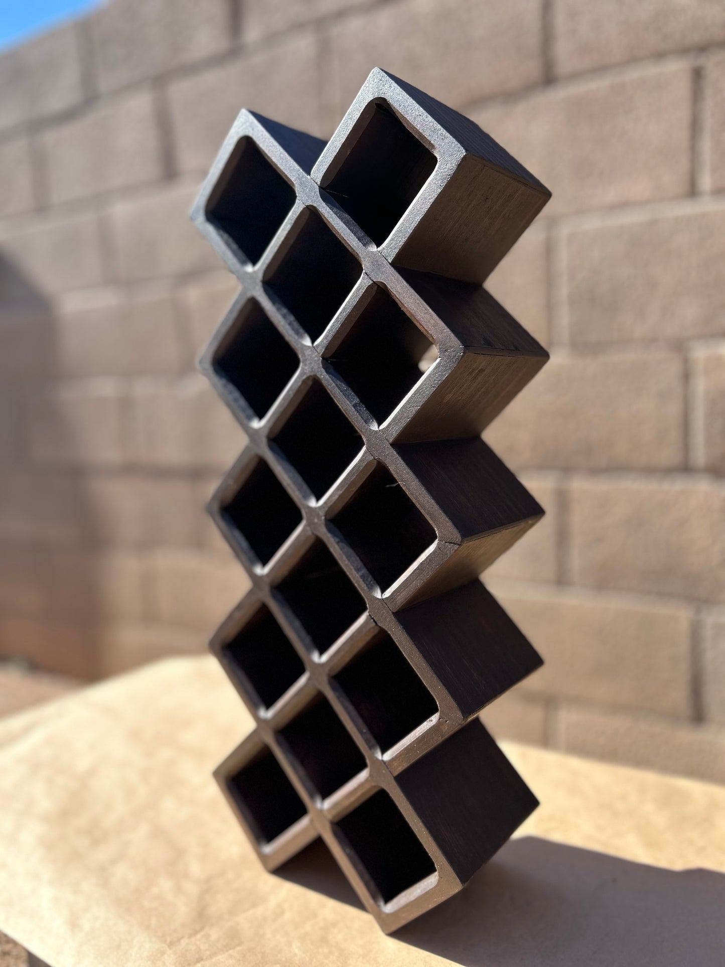 Geometric Spice Rack, Modern Chic Herb and Spice Holder