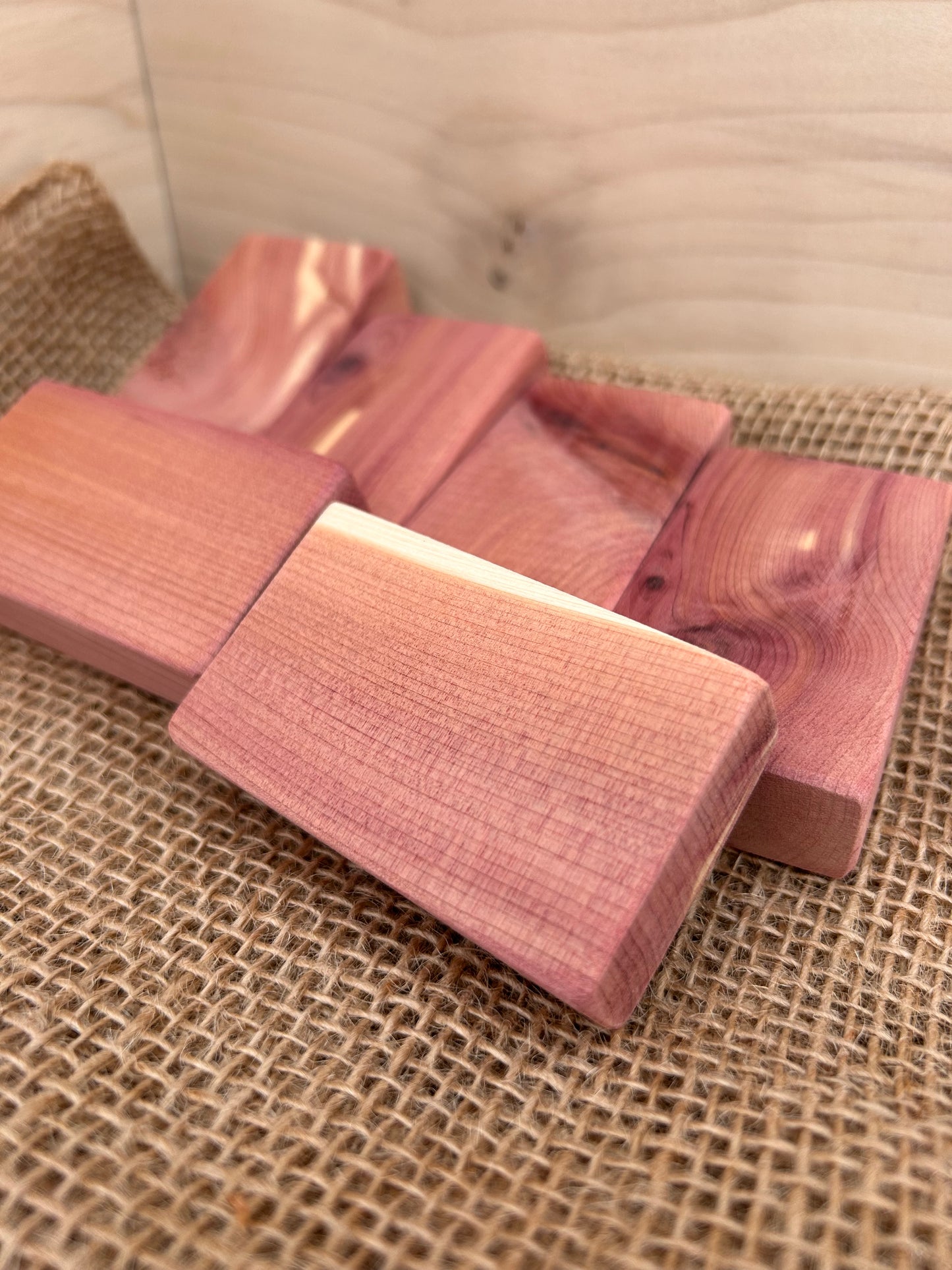 Closet and Drawer Freshener’s, Aromatic Red Cedar Blocks, Natural Insect Repellent