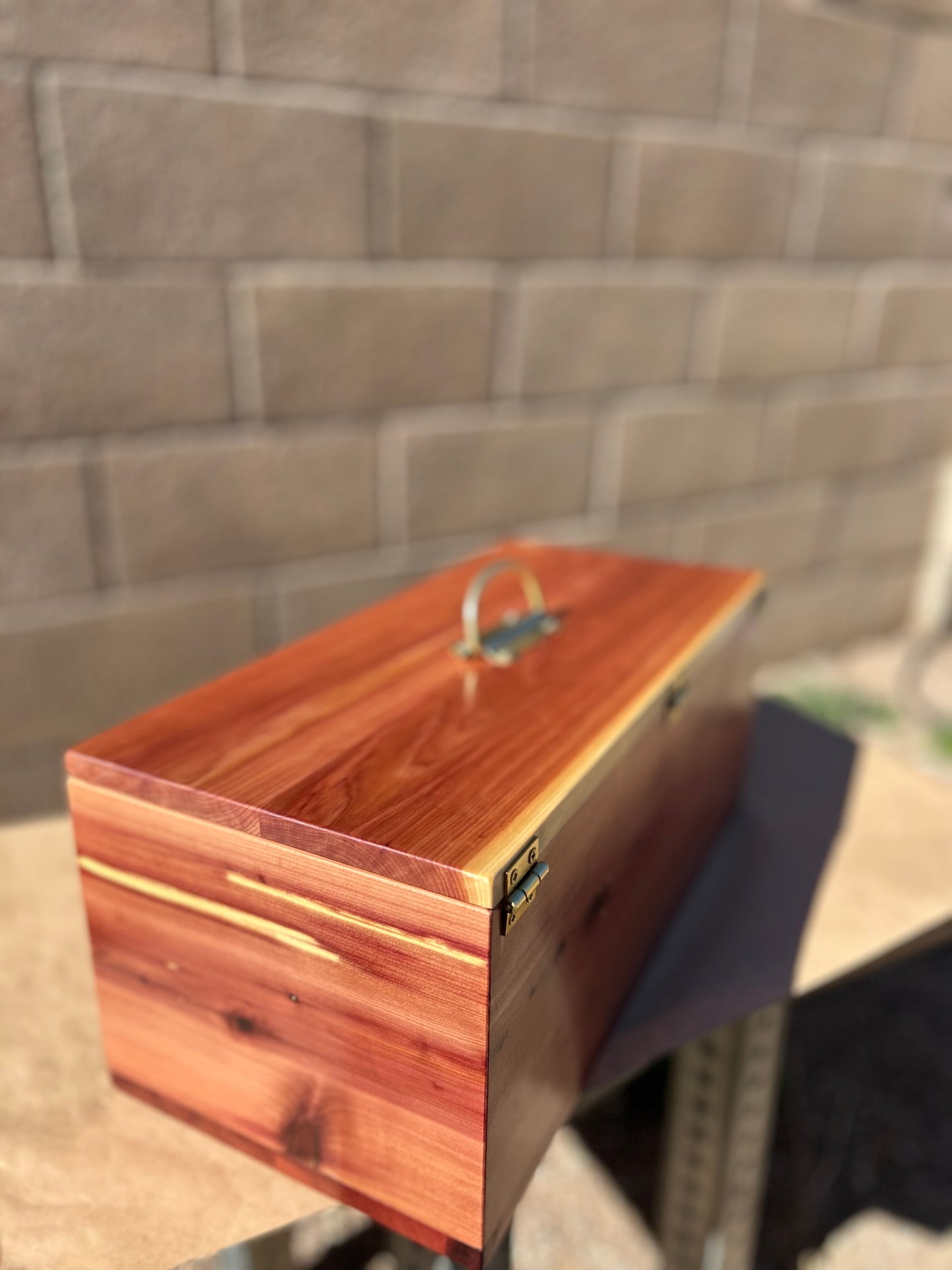 Heirloom Box, Aromatic Red Cedar and Brass