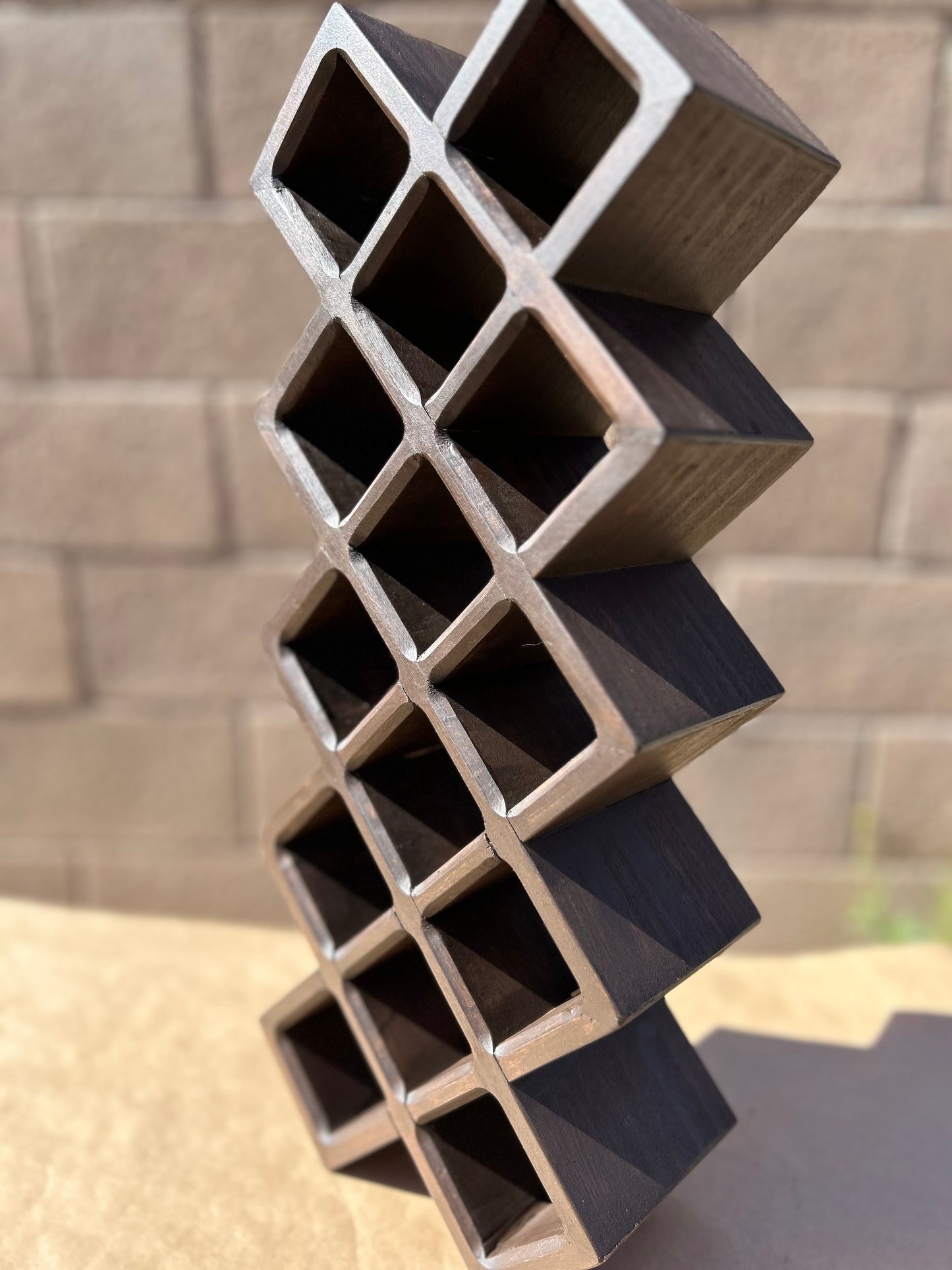 Geometric Spice Rack, Modern Chic Herb and Spice Holder