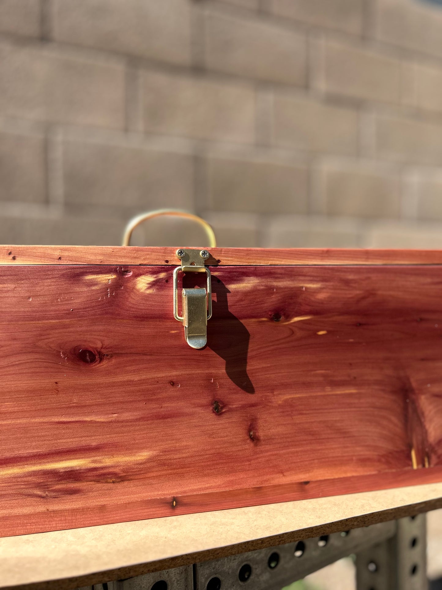 Heirloom Box, Aromatic Red Cedar and Brass