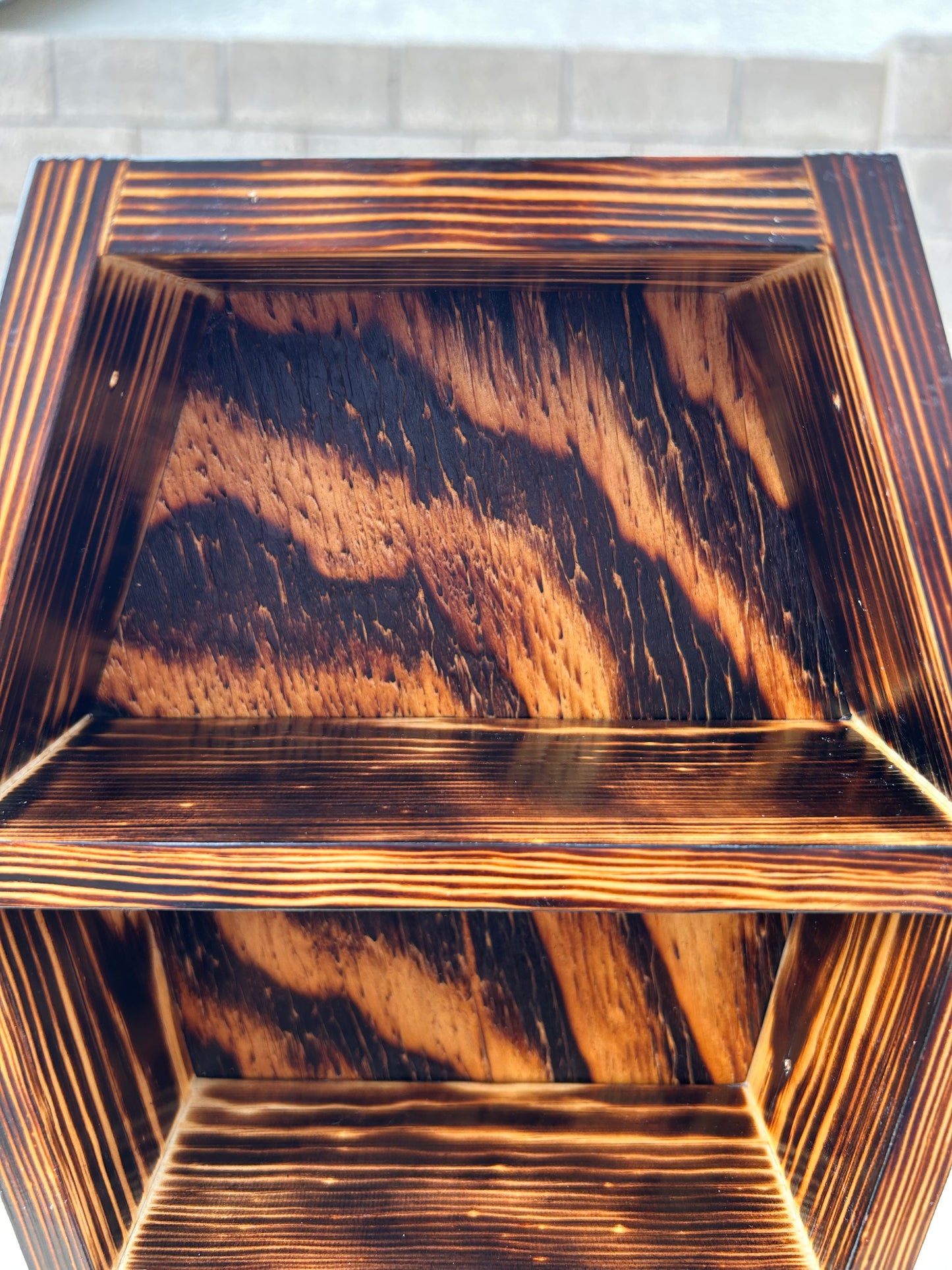 Burned Coffin Shelf (12” or 24”)