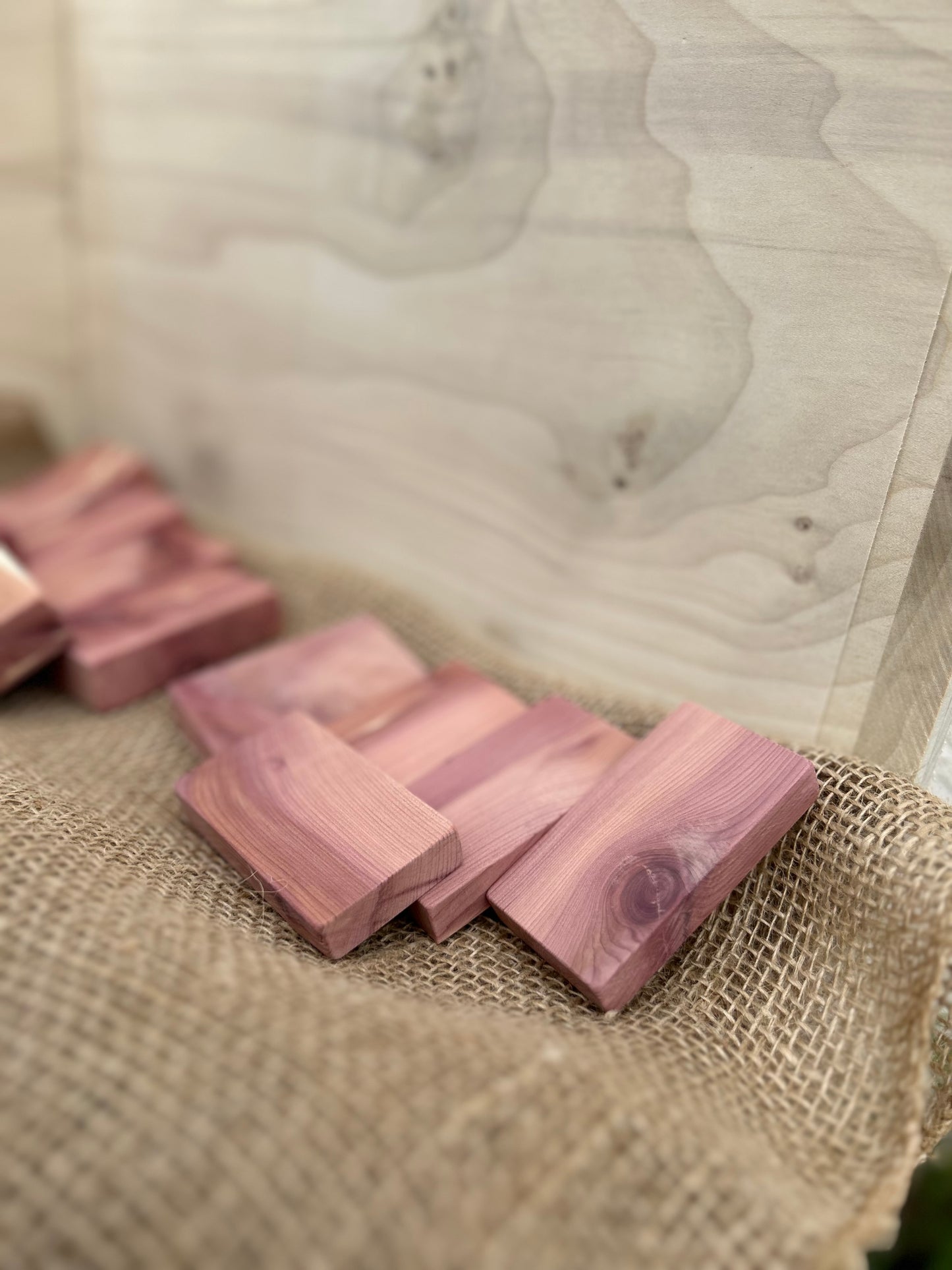 Closet and Drawer Freshener’s, Aromatic Red Cedar Blocks, Natural Insect Repellent