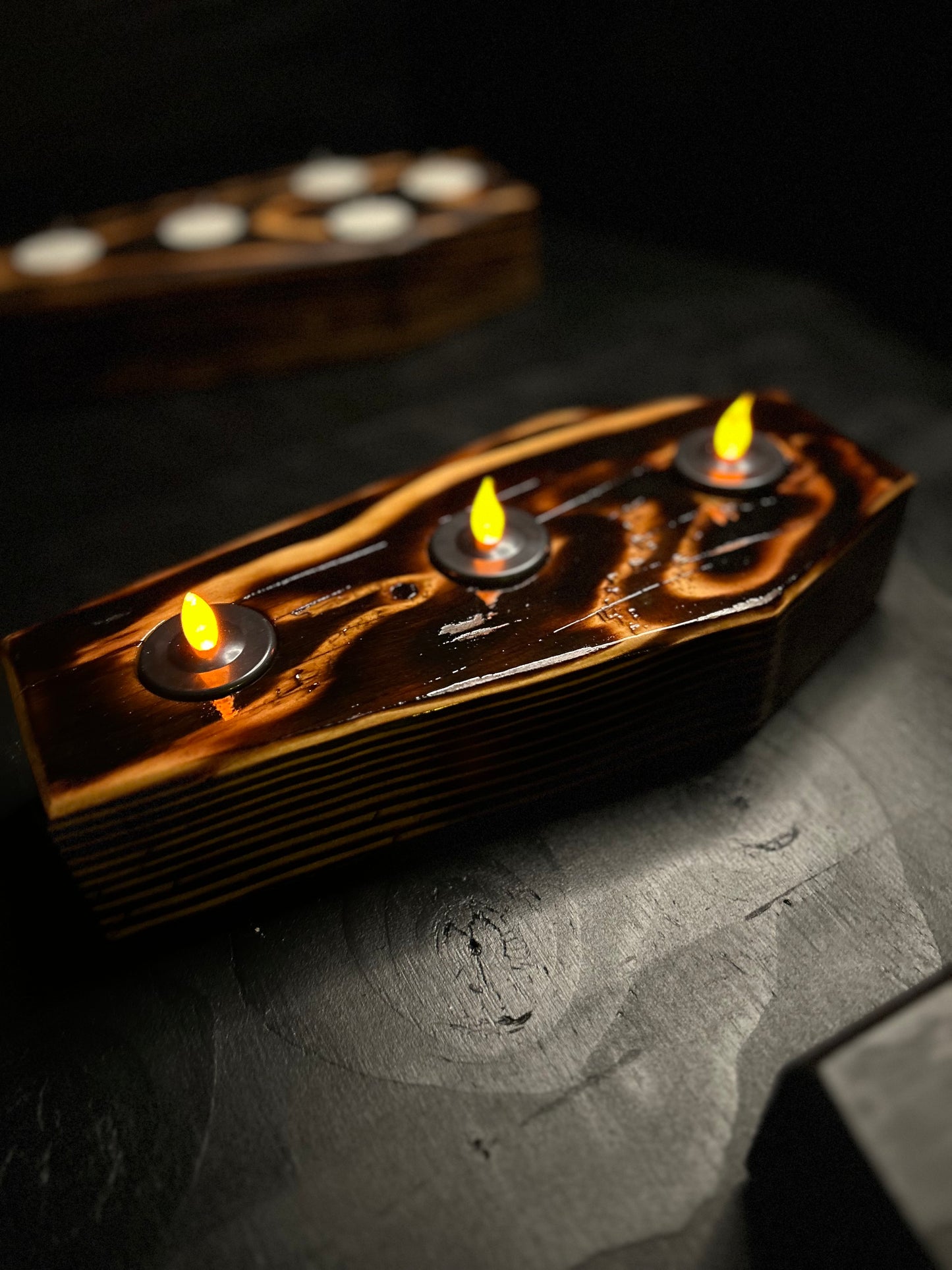 Coffin Candle Holder