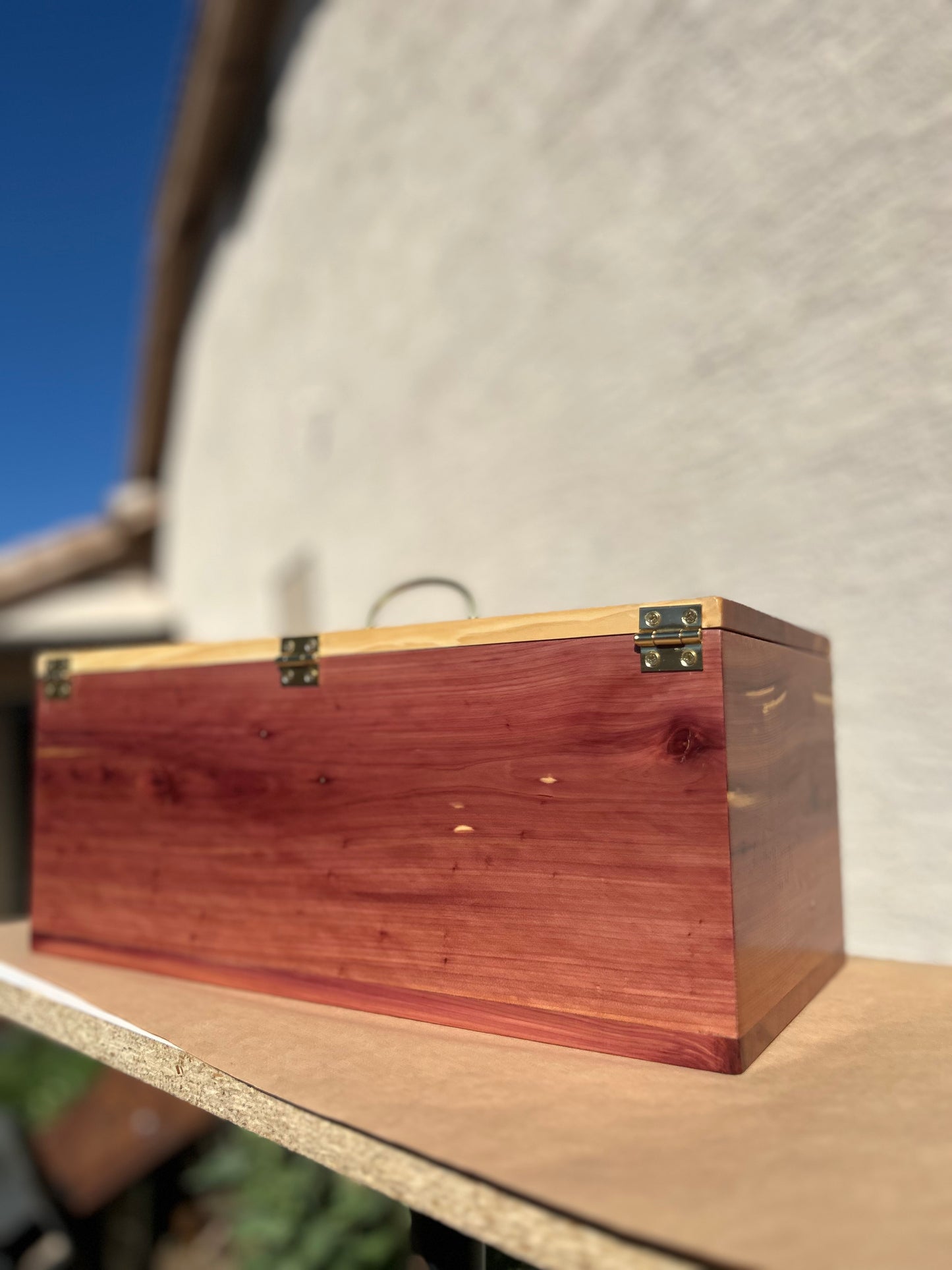 Heirloom Box, Aromatic Red Cedar and Brass