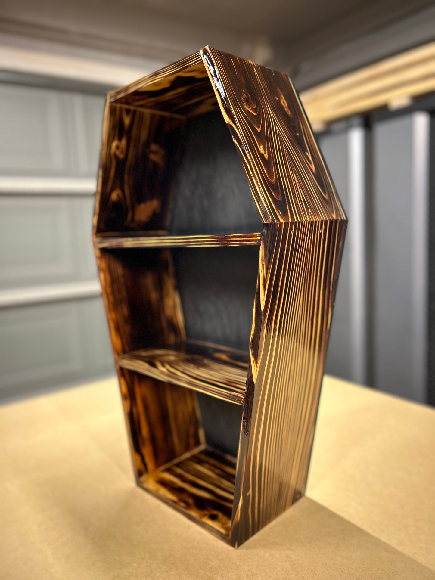 Burned Coffin Shelf (12” or 24”)
