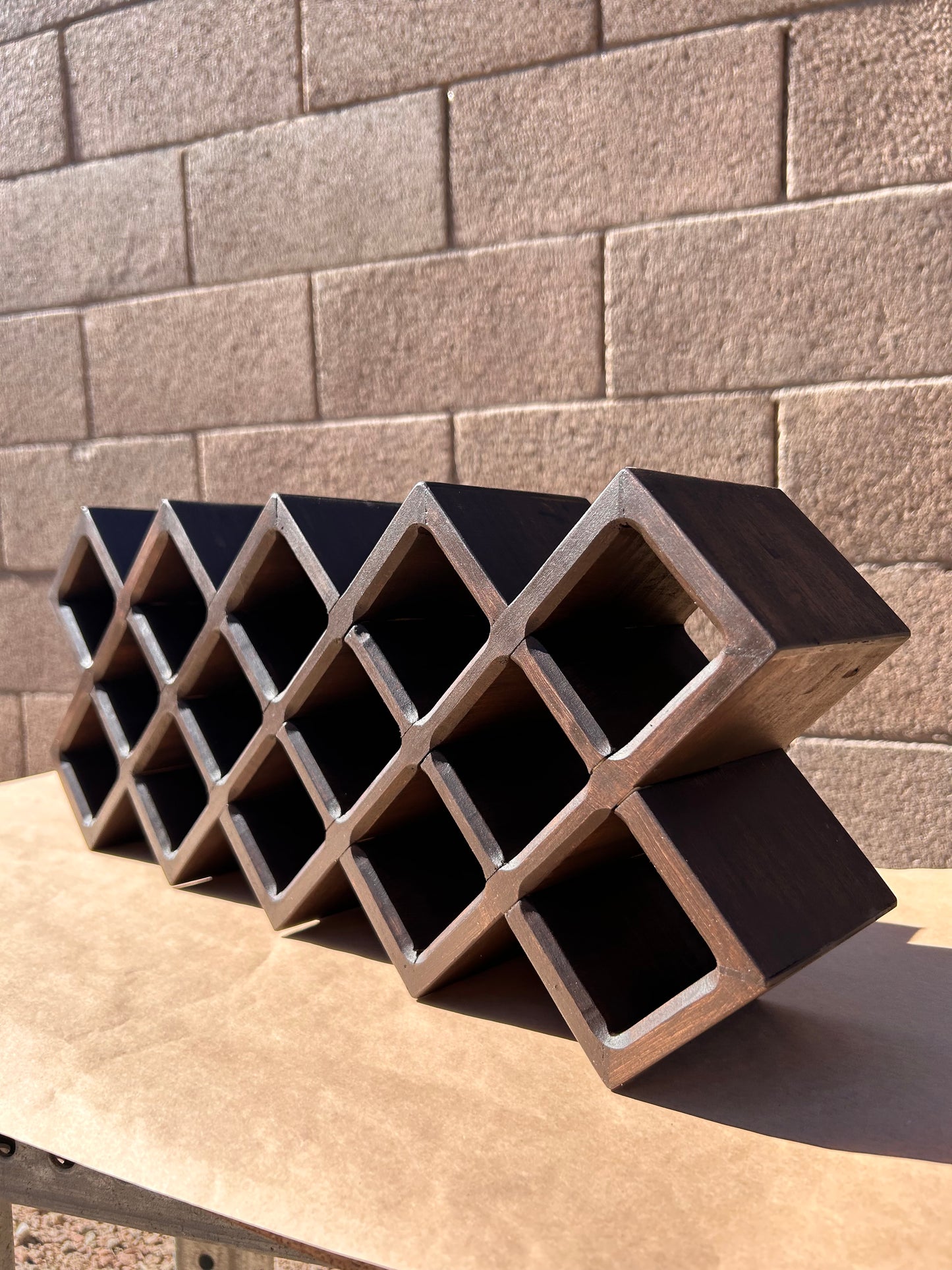 Geometric Spice Rack, Modern Chic Herb and Spice Holder