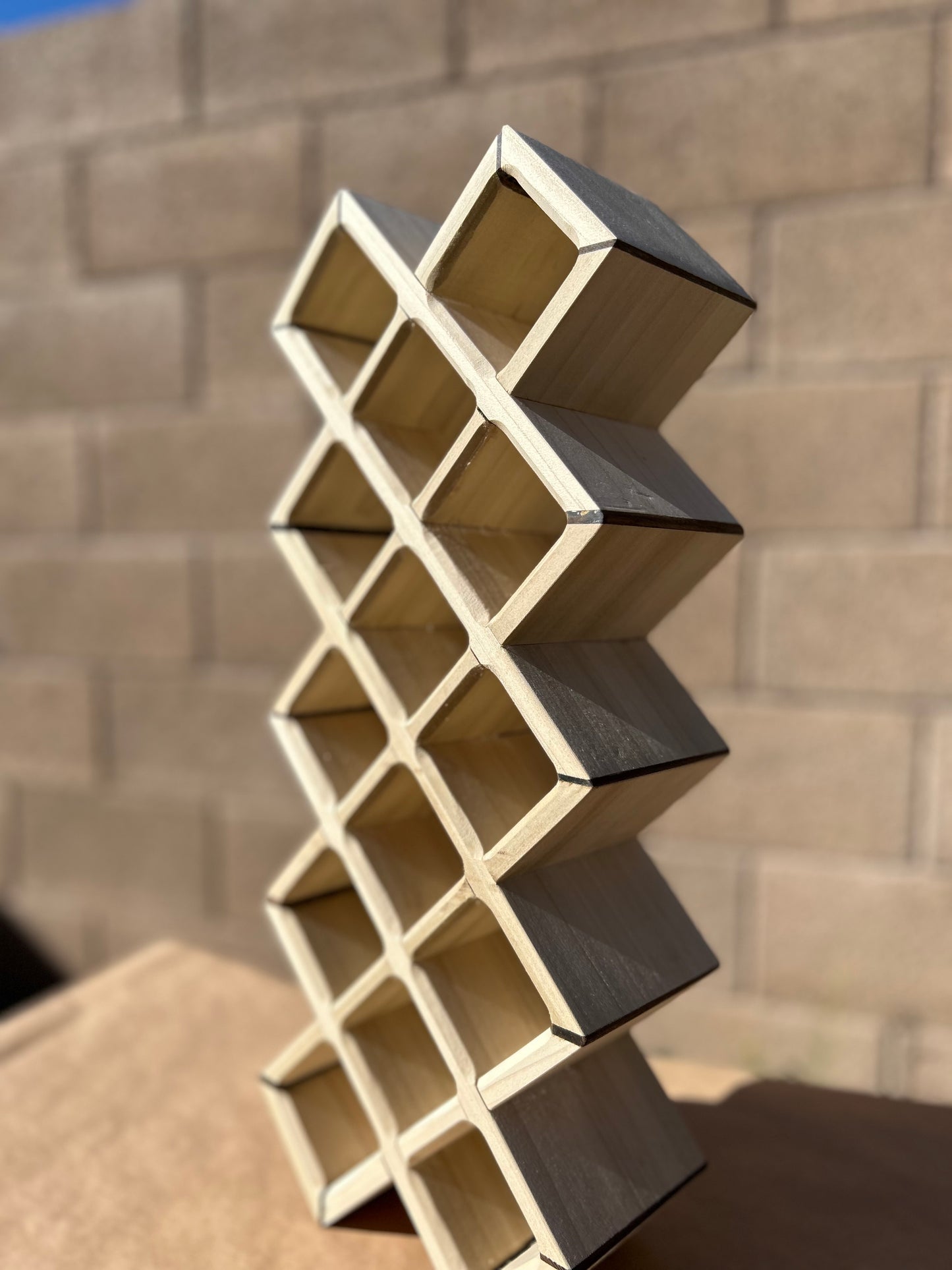 Geometric Spice Rack, Modern Chic Herb and Spice Holder