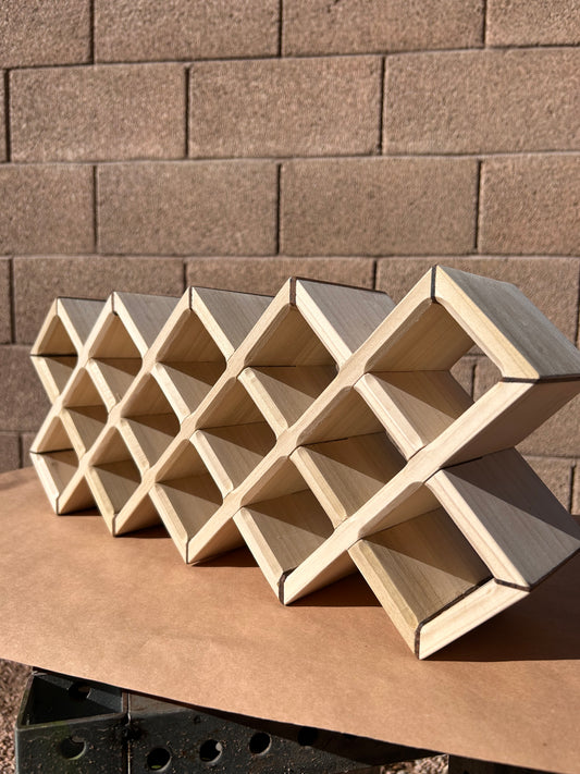 Geometric Spice Rack, Modern Chic Herb and Spice Holder