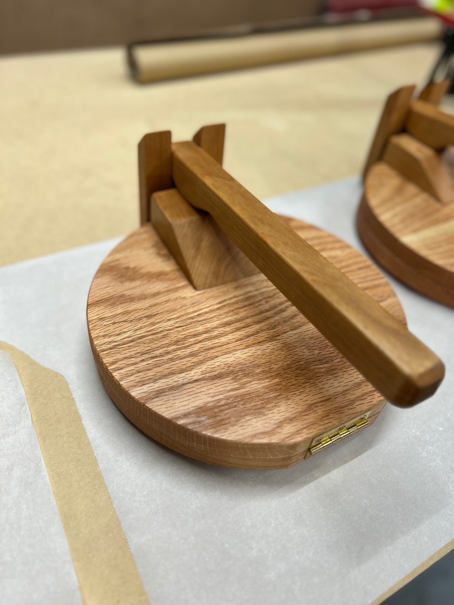 Round Wood Tortilla Press