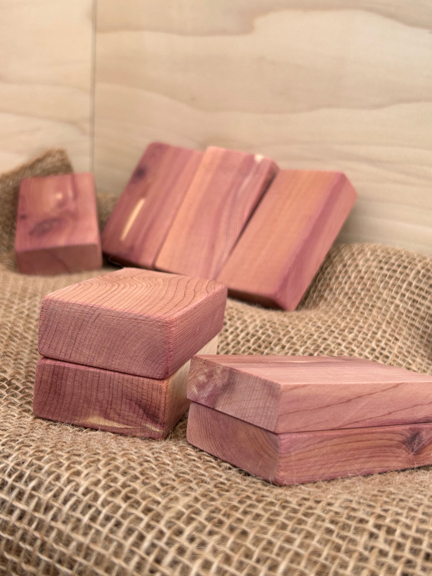 Closet and Drawer Freshener’s, Aromatic Red Cedar Blocks, Natural Insect Repellent