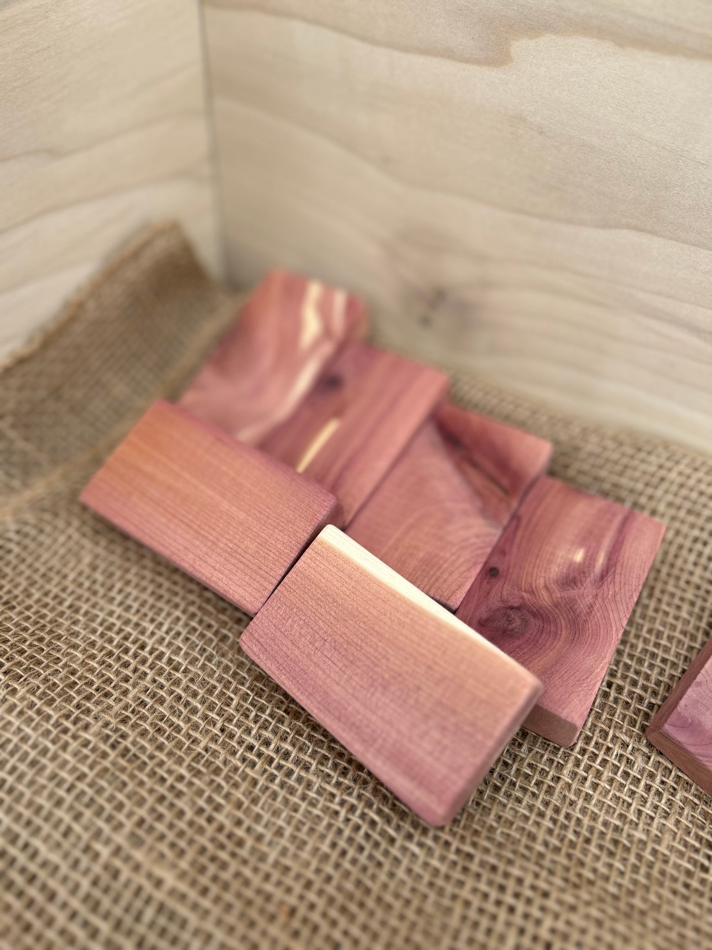 Closet and Drawer Freshener’s, Aromatic Red Cedar Blocks, Natural Insect Repellent