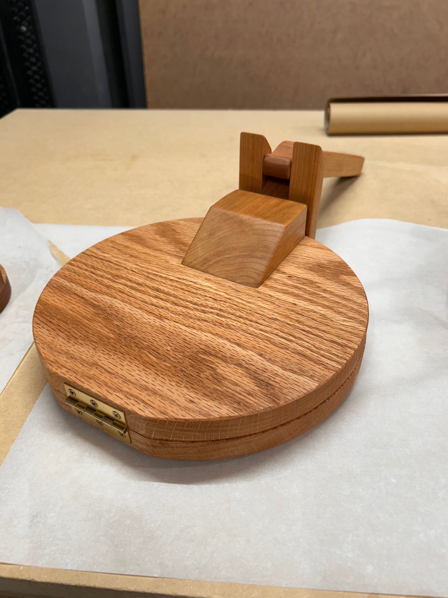 Round Wood Tortilla Press