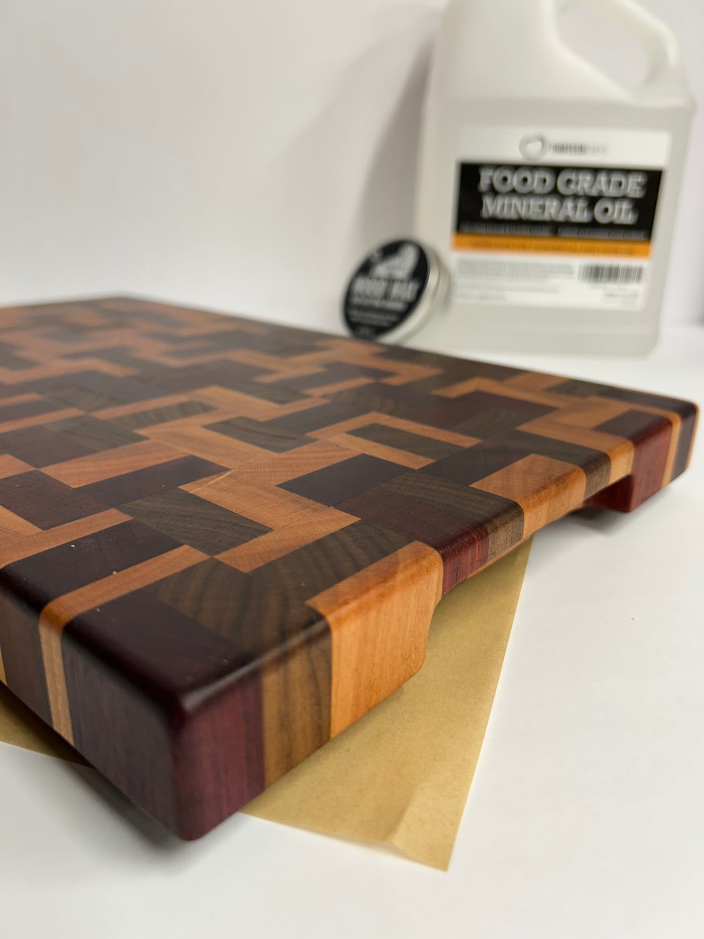 Chaos/Chaotic Patterned End Grain Cutting Board