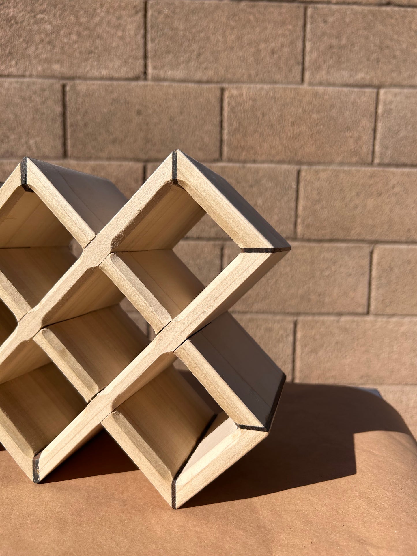 Geometric Spice Rack, Modern Chic Herb and Spice Holder