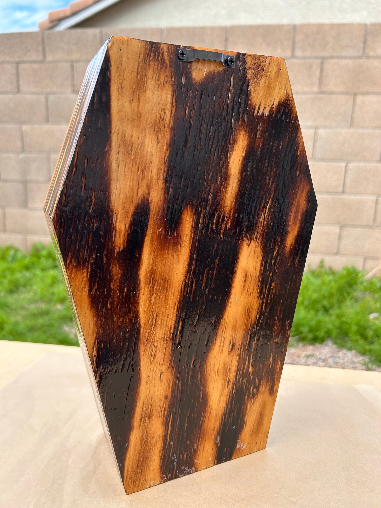 Burned Coffin Shelf (12” or 24”)