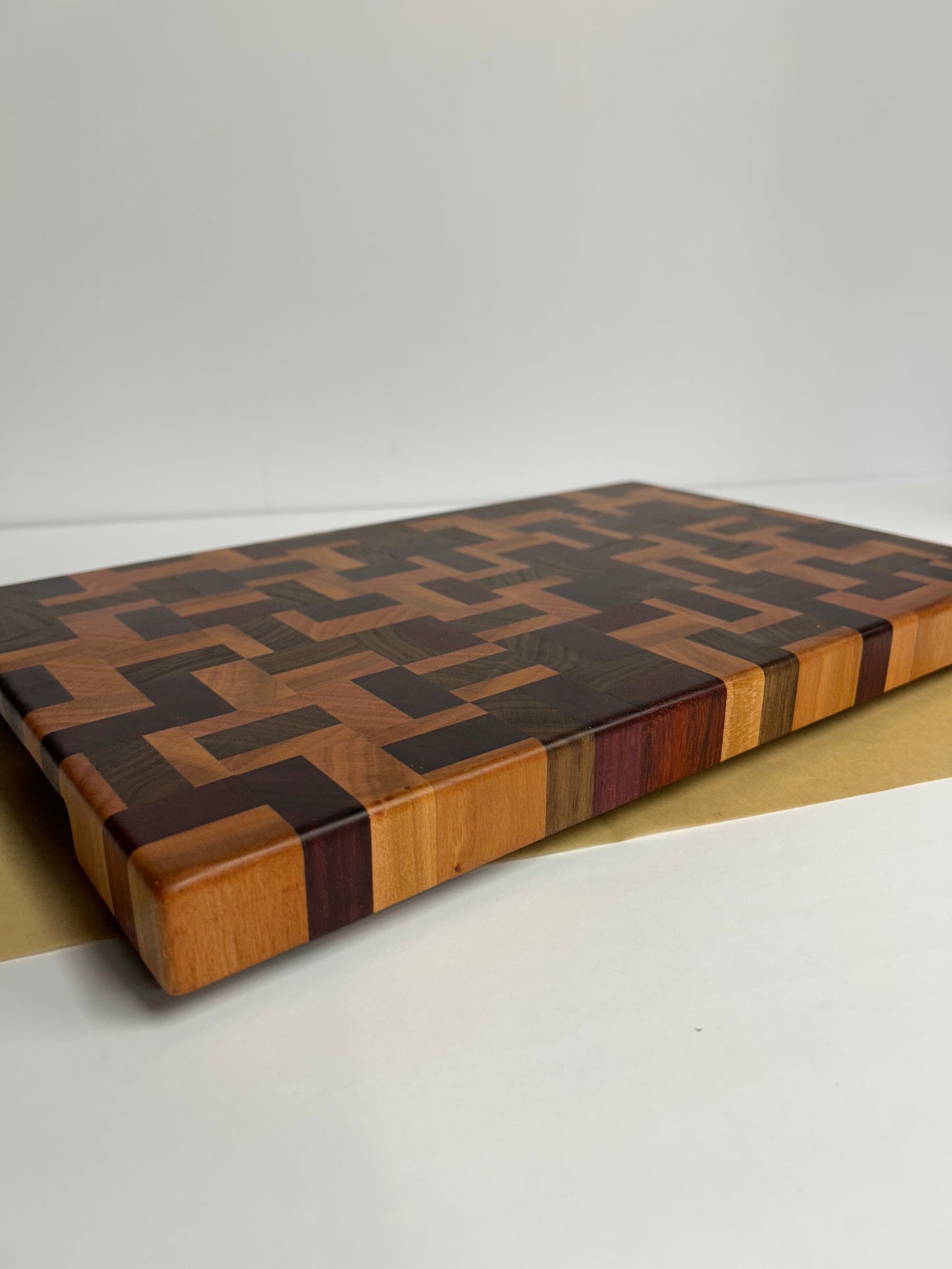 Chaos/Chaotic Patterned End Grain Cutting Board