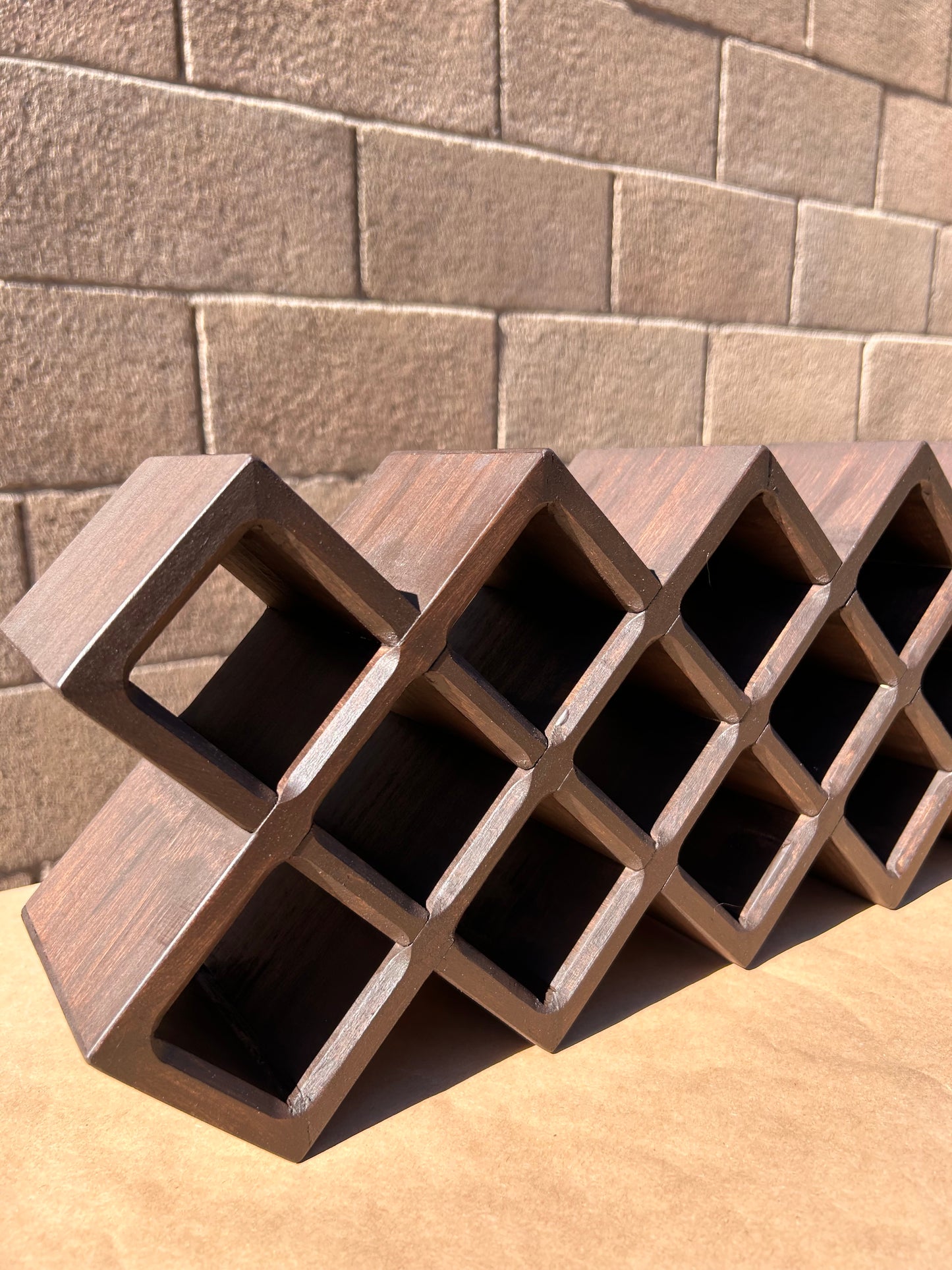 Geometric Spice Rack, Modern Chic Herb and Spice Holder
