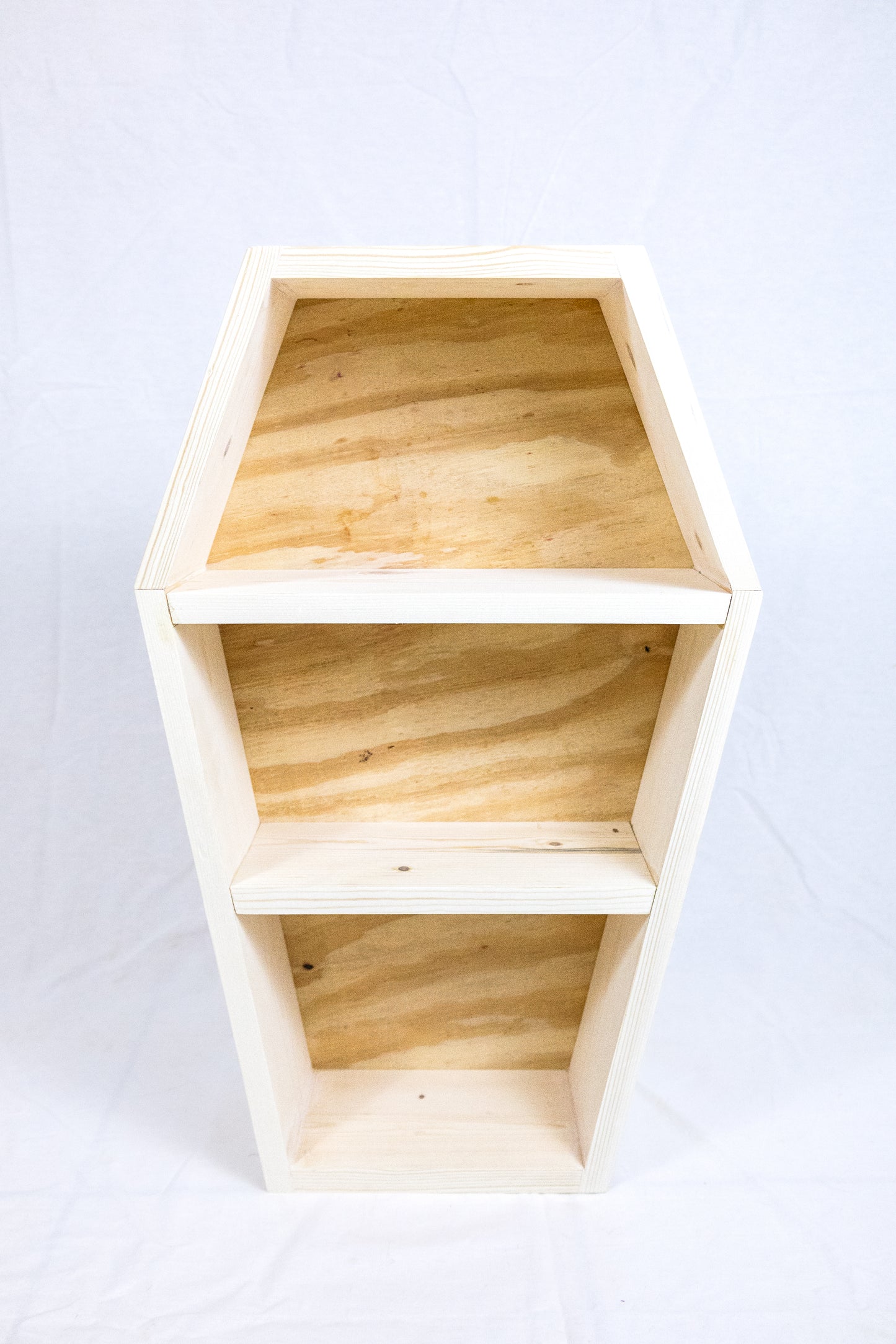 12” Wooden Coffin Shelf