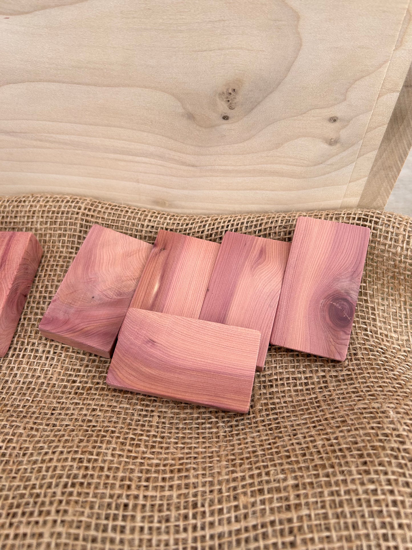 Closet and Drawer Freshener’s, Aromatic Red Cedar Blocks, Natural Insect Repellent