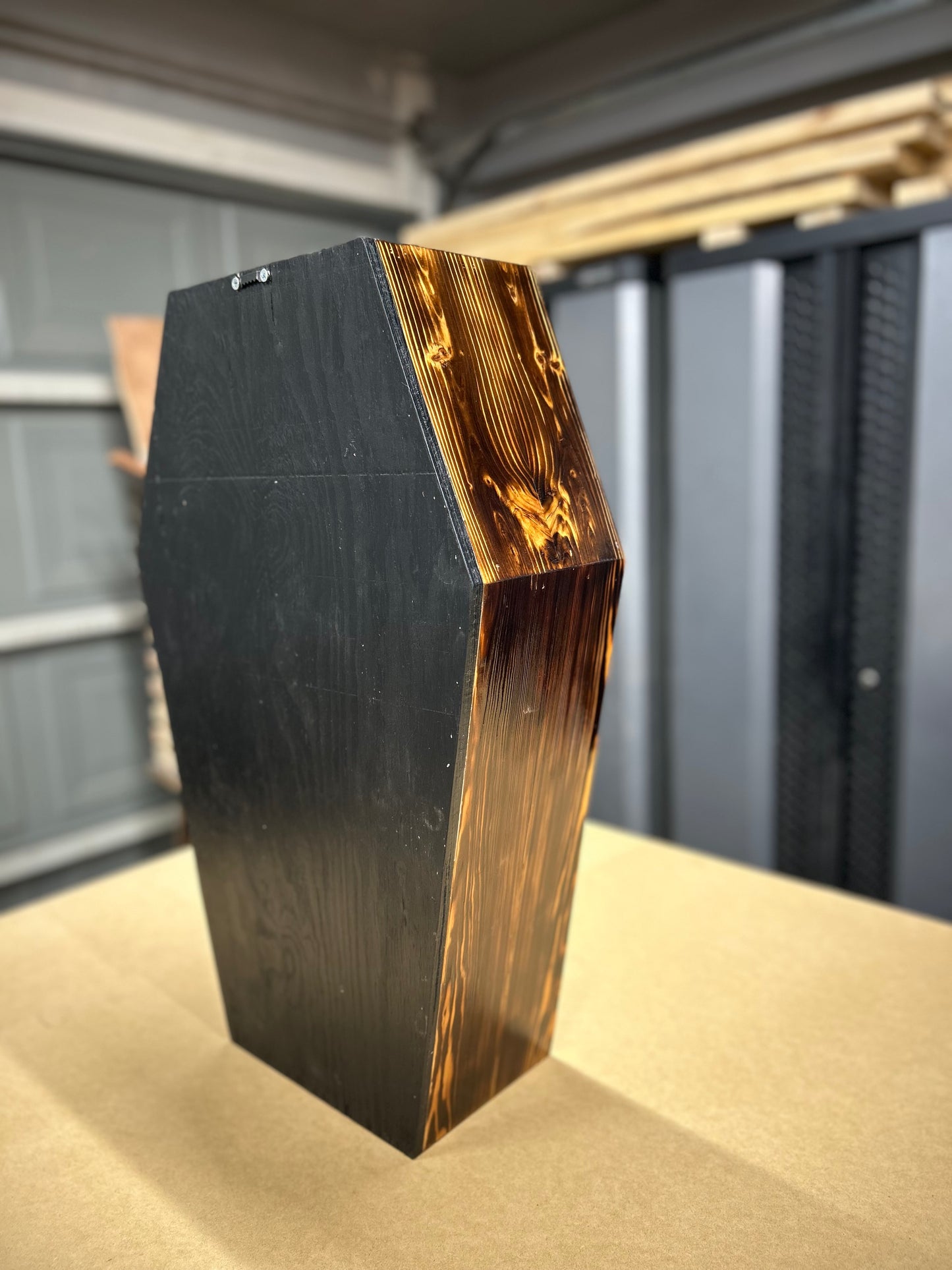 Burned Coffin Shelf (12” or 24”)