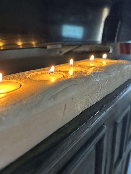 Rustic Tea light Candle Holder