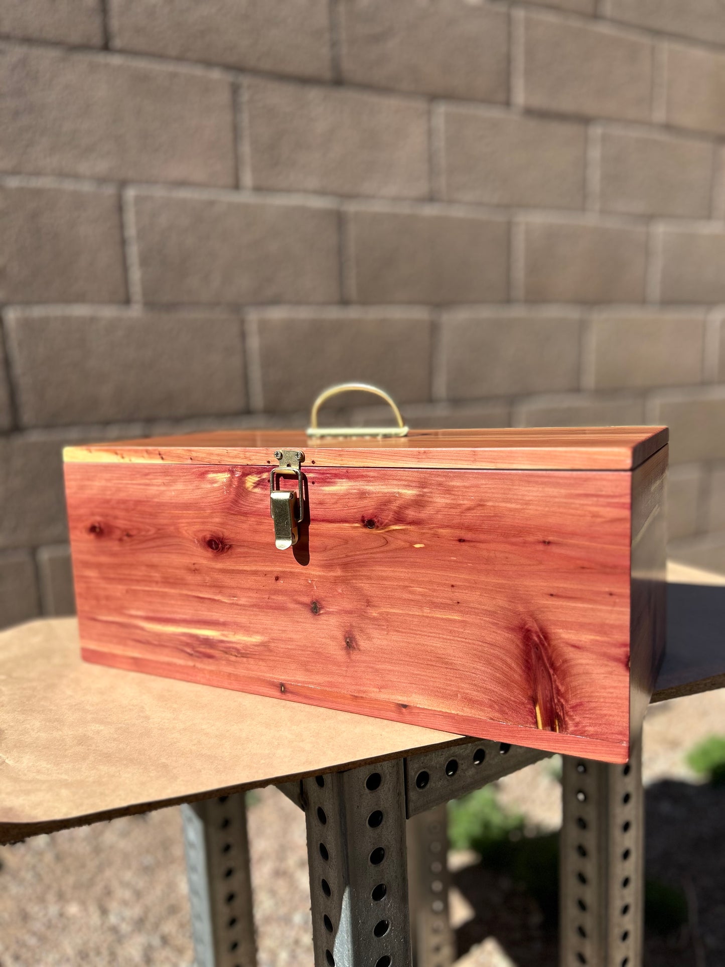 Heirloom Box, Aromatic Red Cedar and Brass