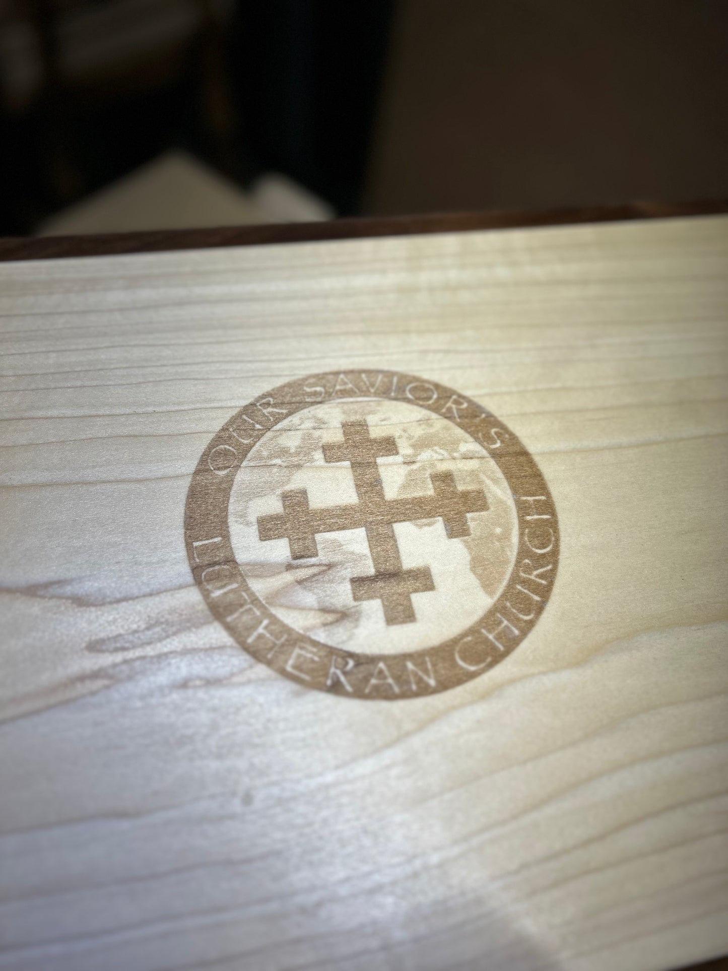 Handmade Wooden Chest, Engraved Keepsake Box