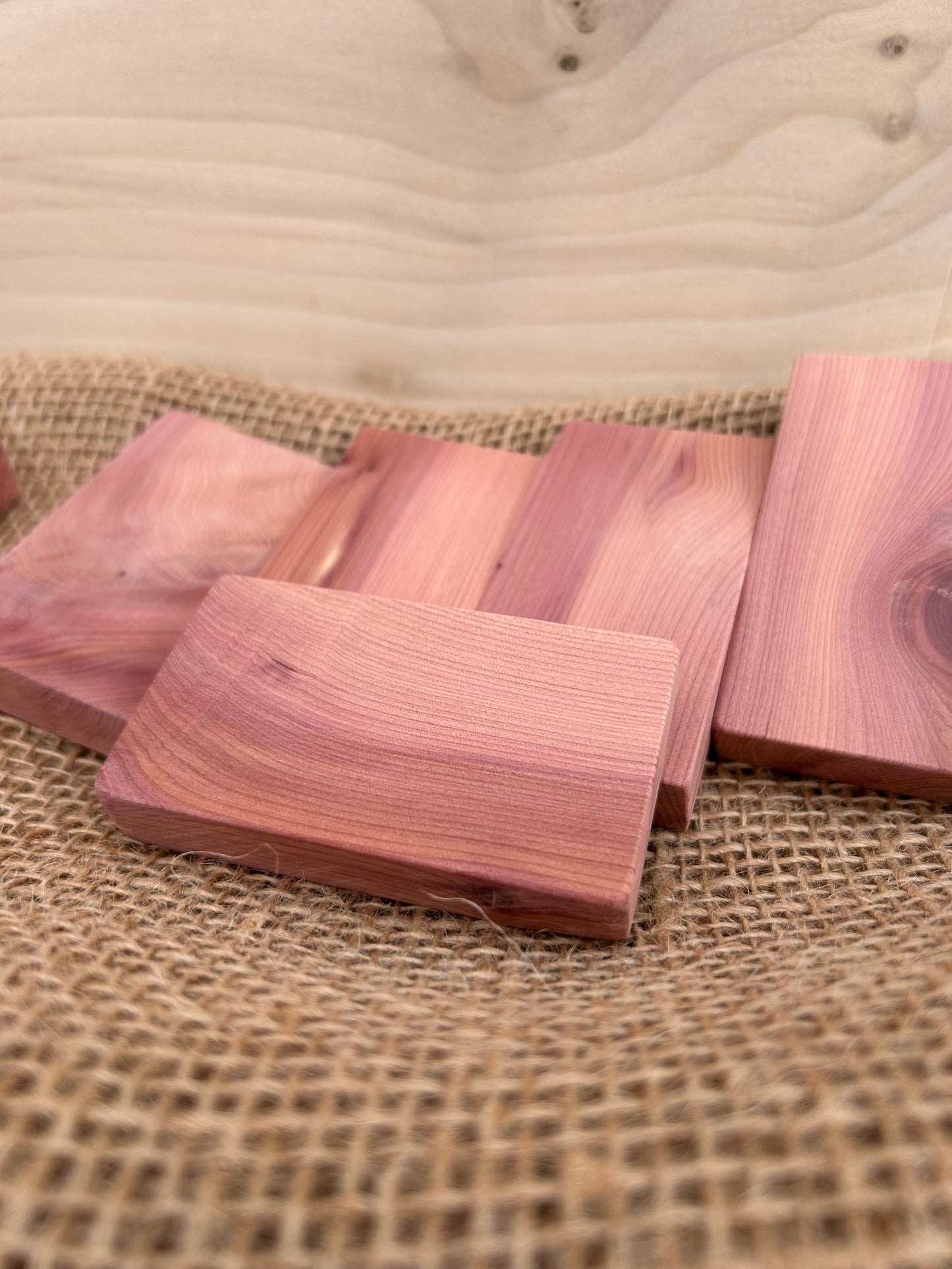 Closet and Drawer Freshener’s, Aromatic Red Cedar Blocks, Natural Insect Repellent