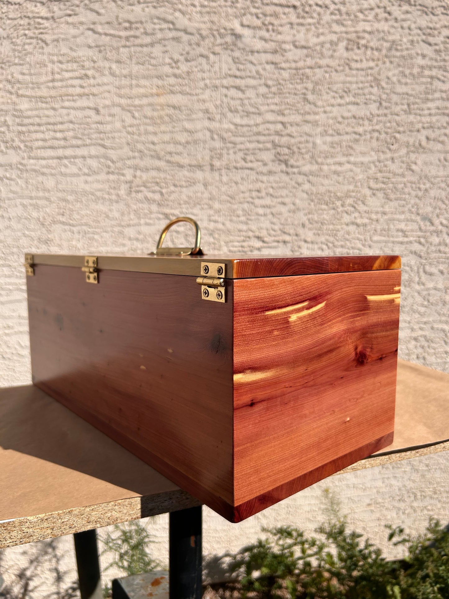 Heirloom Box, Aromatic Red Cedar and Brass